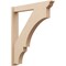Ekena Millwork 5 1/2-in W x 34-in D x 40-in H Balboa Trad Rough Cedar Woodgrain TimberThane Outlooker, Primed Tan OUTUR055X34X40BOA04RCPR - alternate 1